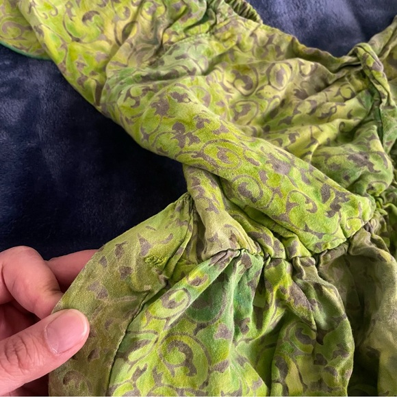 Green boho fairy princess dress - Picture 9 of 14